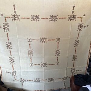 Vintage Hand Embroidered Table linen- Norwegian 1961